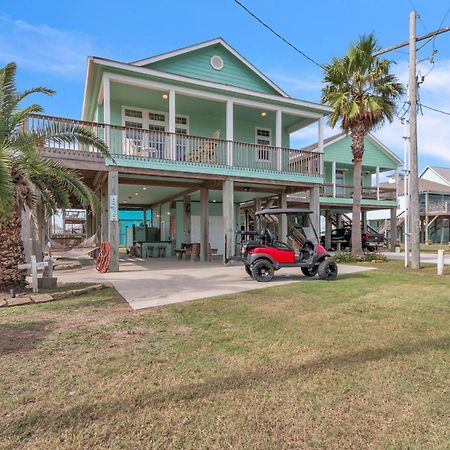 Steps To Beach Golf Cart About Time Beach Retreat Bolivar Peninsula Luaran gambar