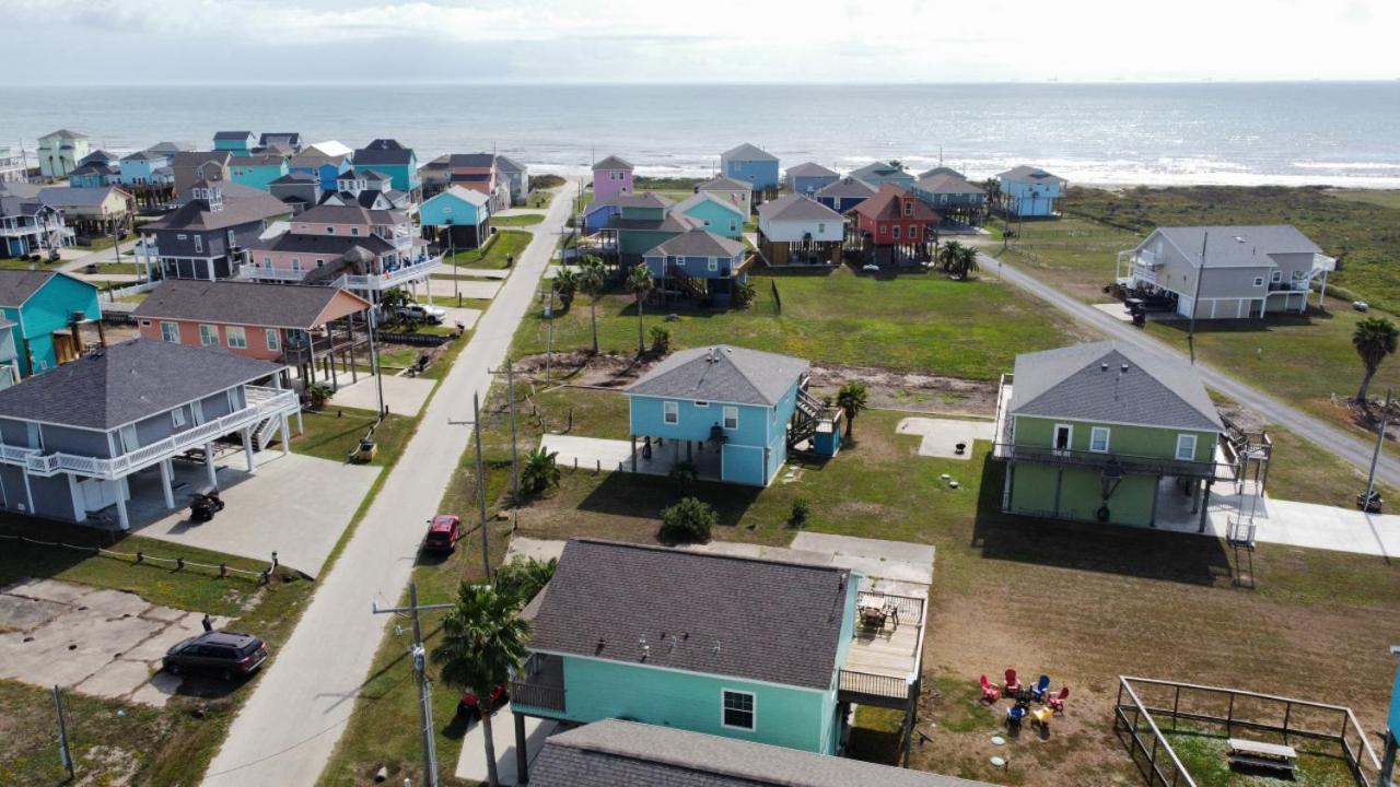 Steps To Beach Golf Cart About Time Beach Retreat Bolivar Peninsula Luaran gambar
